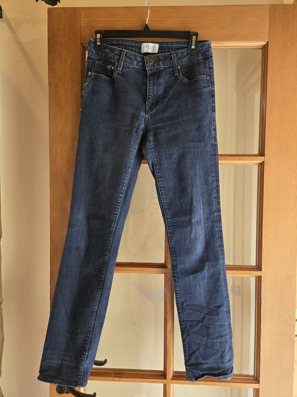 Paige Smith 4/27 Dark Blue Women's Straight Jeans